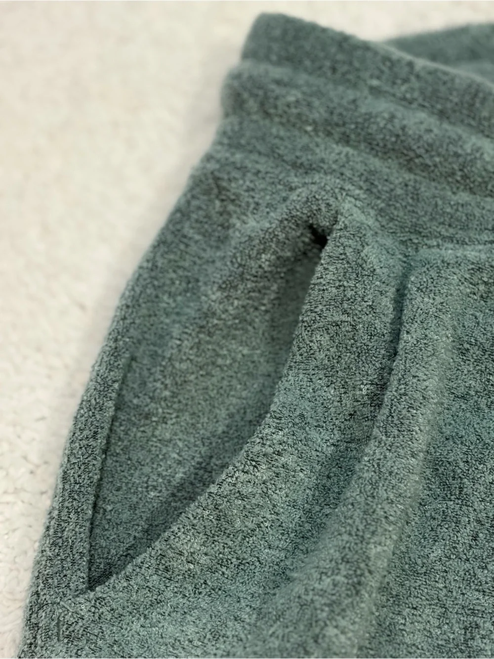 Old Navy Teal Green Terry Drawstring Kids Shorts